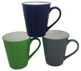 Изображение товара Кружка фарфоровая узоры, 360 мл 1 шт в ассортименте