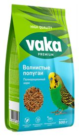 Изображение товара Кормовая смесь для волнистых попугаев «Вака» High Quality, 500 г