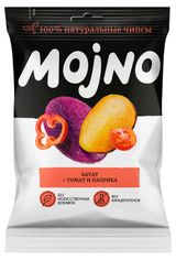 Изображение товара Чипсы натуральные Mojno из батата с томатом и паприкой, 75 г