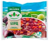 Изображение товара Овощная суповая смесь Борщ Агама Agama свекла томаты капуста белокочанная морковь лук замороженная, 400 г
