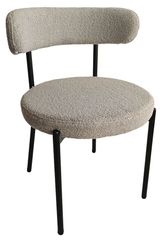 Изображение товара Стул кухонный Руф букле серый, 48×48×75 см