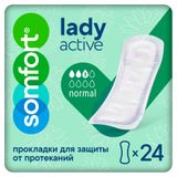 Изображение товара Прокладки урологические Somfort Lady Active Normal, 24 шт