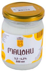 Изображение товара Мацони «Калужское Сыроморье» 3,2-4,2% БЗМЖ, 500 г