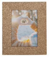 Изображение товара Фоторамка Actuel с блестками золотая, 15х20 см