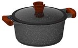Изображение товара Жаровня Actuel Black Wood с крышкой, 24 см