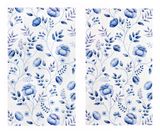 Изображение товара Набор полотенец Verossa Синие цветы 40х70, 2 шт