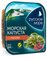 Изображение товара Морская капуста «Русское море» по-корейски с грибами, 200 г