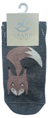 Изображение товара Носки детские «ТОП» Лисы серые, р 22-24