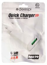 Изображение товара Сетевое зарядное устройство Red Line GC-01 USB-A 2.1A белое