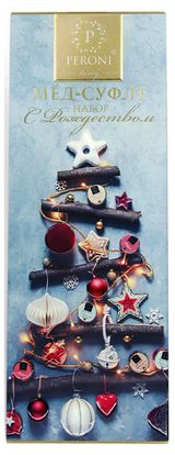 Изображение товара Набор подарочный мед-суфле Peroni С Рождеством, 3х30 г