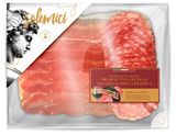 Изображение товара Набор сыровяленых продуктов Solemici Вяленое мясо Прошутто Крудо и Салями Классико резерва нарезка, 100 г