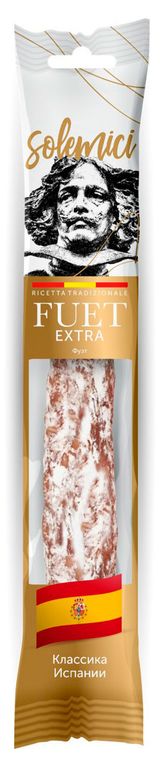 Изображение товара Колбаса мини сыровяленая Solemici Фуэт Солемичи с благородной белой плесенью, 110 г