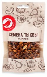 Изображение товара Семена тыквы АШАН Красная птица в карамели, 70 г