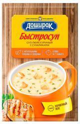 Изображение товара Суп-пюре «Доширак» Быстросуп куриный с сухариками, 17 г