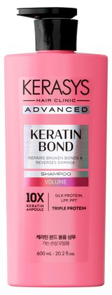 Изображение товара Шампунь для волос Kerasys Advanced Keratin Blond Объем с коллагеном для тонких волос, 600 мл