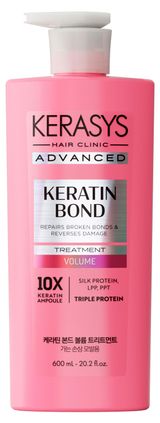 Изображение товара Бальзам для волос Kerasys Advanced Keratin Blond Объем с коллагеном для тонких волос, 600 мл