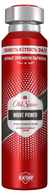 Изображение товара Антиперспирант спрей Old Spice Night Power, 150 мл