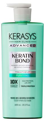 Изображение товара Шампунь для волос Kerasys Advanced Keratin Blond Очищение для поврежденных волос и чувствительной кожи головы, 600 мл