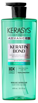Изображение товара Бальзам для волос Kerasys Advanced Keratin Blond Очищение для поврежденных волос и чувствительной кожи головы, 600 мл