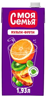 Изображение товара Напиток сокосодержащий «Моя Семья» Мульти-Фрути, 1,93 л