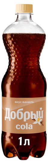 Изображение товара Напиток газированный Добрый Cola Ваниль, 1 л