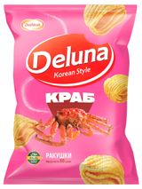 Изображение товара Снеки кукурузные Deluna Краб, 60 г