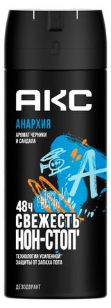 Изображение товара Антиперспирант спрей мужской «Акс» Anarchy, 150 мл