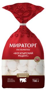 Изображение товара Пельмени «Мираторг» Богатырский рецепт, 700 г