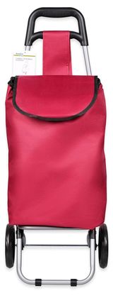 Изображение товара Сумка-тележка «Каждый день» бордовая, 95х34,5х28 см
