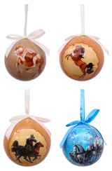 Изображение товара Елочный шар Лошадь 7,3 см, 1 шт в ассортименте