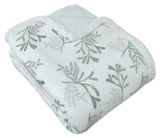 Изображение товара Плед фланелевый Actuel Канадский лес белый, 130х170 см