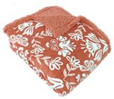 Изображение товара Плед фланелевый Actuel коралловый, 130х170 см