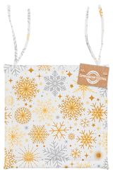 Изображение товара Подушка под стул «Самойловский Текстиль» Снежинки, 40х40 см