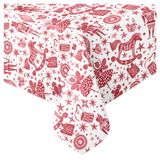 Изображение товара Скатерть Guten Morgen Щелкунчик бордо рогожка, 110х140 см