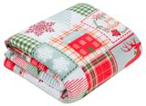 Изображение товара Плед Guten Morgen Зимняя клетка велсофт, 200х220 см