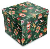 Изображение товара Коробка подарочная Miland Елочка и снежинки 17х17х17 см, 1 шт