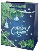 Изображение товара Пакет подарочный Miland Праздничный 31x40x12 см, 1 шт в ассортименте