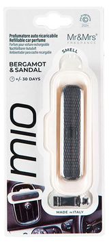 Изображение товара Ароматизатор для автомобиля Mr & Mrs Fragrance белый Бергамот и сандал Mio, 1 шт