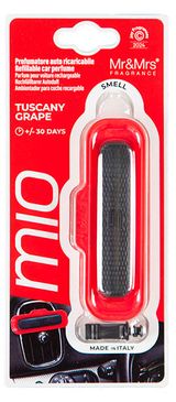 Изображение товара Ароматизатор для автомобиля Mr & Mrs Fragrance красный Тосканский виноград Mio, 1 шт