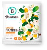 Изображение товара Овощная смесь «Планета Витаминов» Пампинаш овощи и грибы с чесноком и зеленью замороженная, 350 г