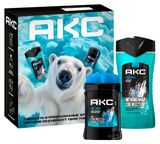 Изображение товара Набор подарочный для мужчин «Акс» Айс Чилл, Гель для душа очищающий для волос, кожи головы 250 мл + Дезодорант карандаш 50 мл