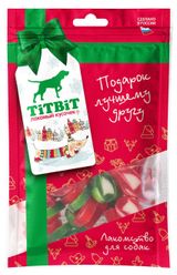 Изображение товара Лакомство для собак TiTBiT Жевательные дольки, 80 г