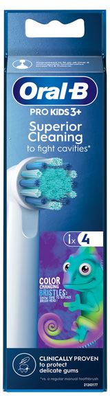 Изображение товара Насадки для детской электрической зубной щетки Oral-B Vitality PRO Kids 3+, 4 шт