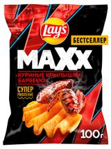 Изображение товара Чипсы картофельные Lay's МАХХ Куриные крылышки барбекю, 100 г