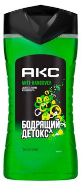 Изображение товара Гель для душа мужской «Акс» Anti Hangover, 250 мл