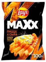Изображение товара Чипсы картофельные Lay's МАХХ Пицца 4 сыра, 100 г