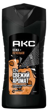 Изображение товара Гель для душа мужской «Акс» Кожа и печеньки, 250 мл