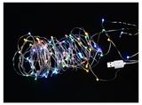 Изображение товара Гирлянда электрическая Actuel Роса USB 100 LED мультиколор, 4,9 м