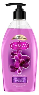 Изображение товара Гель для душа Camay Магическое заклинание с ароматом черной орхидеи и темных цветов, 750 мл