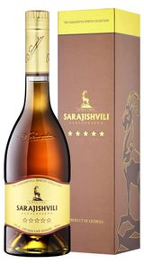 Изображение товара Коньяк Sarajishvili пятилетний в подарочной упаковке Грузия, 0,5 л